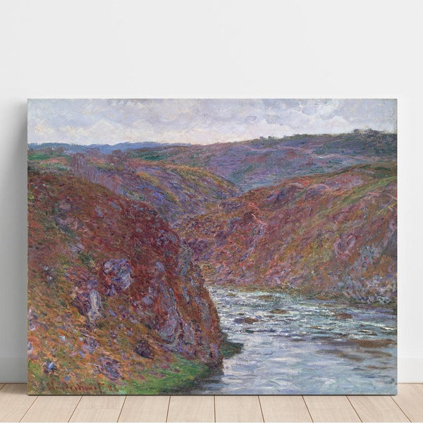 Reproduction of the painting Vallée de la Creuse (gris jour) - Claude Monet