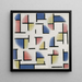 Variation on Composition XIII - Theo van Doesburg — framed artwork on a wall
