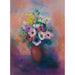 Reproduction of the painting Vase of Anemones - Odilon Redon