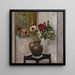 Jarrón de damas - Édouard Vuillard — cuadro enmarcado en la pared