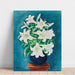 Reproduction of the painting Vase de lys - Moïse Kisling