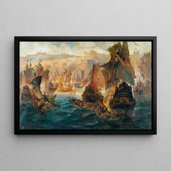 Vasilios Chatzis - The Crusader Invasion Of Constantinople.webp