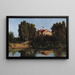 Landscape with House - Vasily Dmitrievich Polenov — framed artwork on a wall