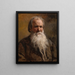 retrato de Vasily Petrovich Shchegolyonok - Vasily Dmitrievich Polenov — cuadro enmarcado en la pared