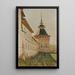 Tour del monasterio - Vasily Vereshchagin — cuadro enmarcado en la pared