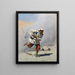 Mortally wounded - Vasily Vereshchagin — framed artwork on a wall