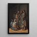Politicians in an opium den in Tashkent - Vasily Vereshchagin — framed artwork on a wall