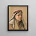 Retrato de Bachi - Vasily Vereshchagin — cuadro enmarcado en la pared