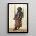 Personal de seguridad de Afganistán - Vasily Vereshchagin — cuadro enmarcado en la pared