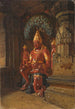 Statue of Vishnu at the Indra temple in Ellora - Vasily Vereshchagin — artwork view