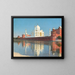 Mausoleo del Taj Mahal en Agra - Vasily Vereshchagin — cuadro enmarcado en la pared