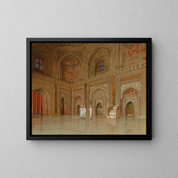 La mezquita principal de Fatehpur-Sikri - Vasily Vereshchagin — cuadro enmarcado en la pared