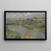 Paisaje fluvial - Václav Radimský — cuadro enmarcado en la pared