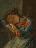 Una joven durmiendo - Escuela veneciana — vista de la obra