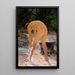 Morning Toilet - Venny Soldan-Brofeldt — framed artwork on a wall