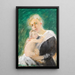 Self-portrait - Venny Soldan-Brofeldt — framed artwork on a wall