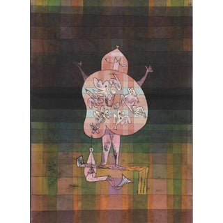 Ventriloque et crieur dans la lande - Paul Klee | Reproduction Tableau Décoration murale affiche copie
