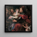 Venus and Mars - Peter Paul Rubens — framed artwork on a wall