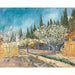 Reproducción del cuadro Verger bordeado de cipreses - Vincent Van Gogh