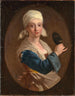 Retrato de una niña con máscara - Escuela veronesa — vista de la obra