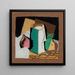 de vidrio y frutas - Louis Marcoussis — cuadro enmarcado en la pared