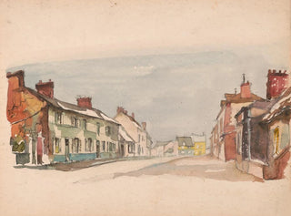 Victor Alfred Lundy - Street in Beauvais Cold Sunday.webp