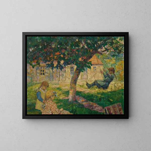 Cerrado en Normandía - Victor Charreton — cuadro enmarcado en la pared