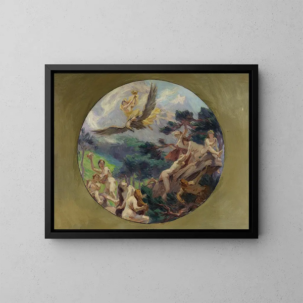 L'Ambroisie - Victor Émile Prouvé — cuadro enmarcado en la pared