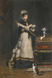 Después de la visita - Victor Gabriel Gilbert — cuadro enmarcado en la pared
