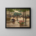 La Place du Théâtre Français - Victor Gabriel Gilbert — cuadro enmarcado en la pared
