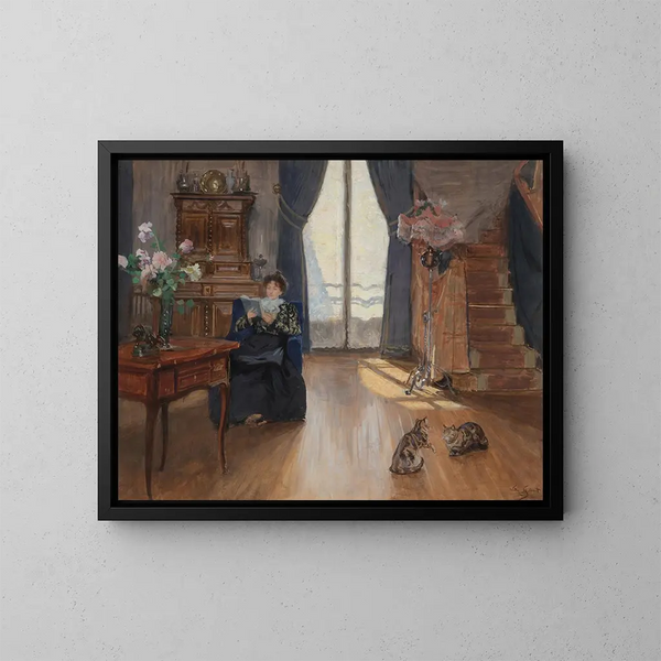 Luz de la mañana - Victor Gabriel Gilbert — cuadro enmarcado en la pared