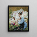 El vendedor de flores - Victor Gabriel Gilbert — cuadro enmarcado en la pared