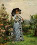 elegante a la rosa - Victor Gabriel Gilbert — vista de la obra