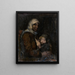 Madre e hijo - Victor Hageman — cuadro enmarcado en la pared