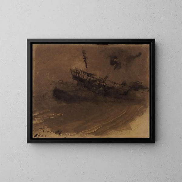 Roto pero invencible - Victor Hugo — cuadro enmarcado en la pared