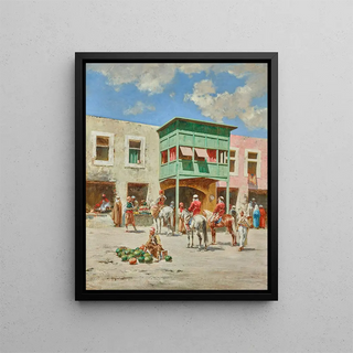 Victor Huguet - A Turkish Market.webp