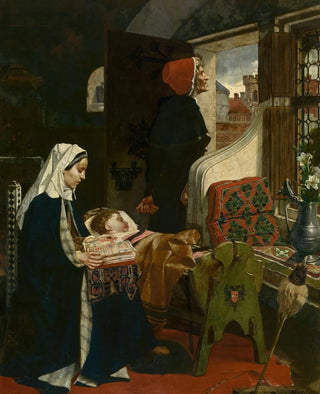 Victor Lagye - Johanna van der Gheynst with her Child in the Cradle.webp