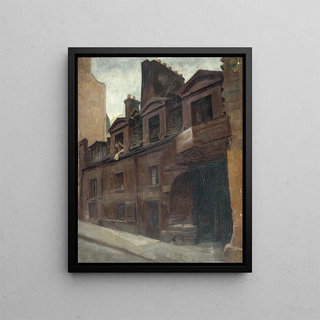Victor Marec - Entre de lauberge du Chevalblanc rue Mazet.webp