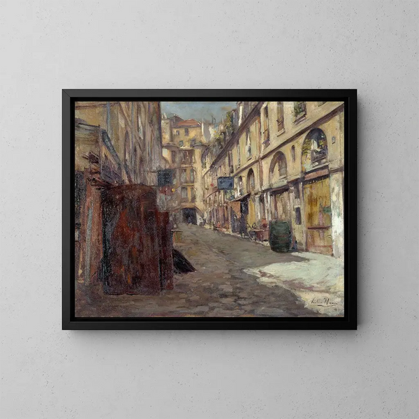 La corte del dragón - Victor Marec — cuadro enmarcado en la pared