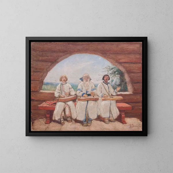 Guslière - Victor Mikhailovich Vasnetsov — cuadro enmarcado en la pared