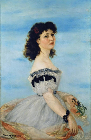 Victor Mller - Portrait of Berta von Radowitz as a Young Girl.webp