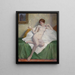 La figurine - Victor Schivert — cuadro enmarcado en la pared