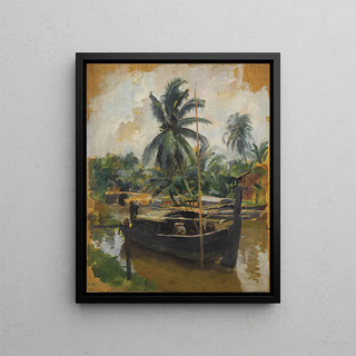 Victor Tardieu - Jonques et cocotiers Junks and Cocotrees.webp