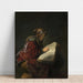 Reproducción del cuadro Vieja mujer leyendo - Rembrandt van Rijn