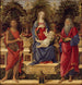 Virgen con el Niño y los dos santos Juan - Sandro Botticelli — vista de la obra