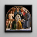 Vierge de Misericordia y Santos Sebastián y Bernardino de Siena - Luca Signorelli — presentación mural de la obra