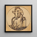 Virgen y Niño - Sir Edward Coley Burne-Jones — cuadro enmarcado en la pared