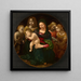 Reproducción del cuadro la Virgen y el Niño con el joven San Juan Bautista, Santa Cecilia y ángeles - Piero di Cosimo
