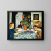 Spring Flowers Painting - Viggo Johansen — framed artwork on a wall
