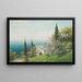 Paisaje de Crimea - Viktor Baturin — cuadro enmarcado en la pared